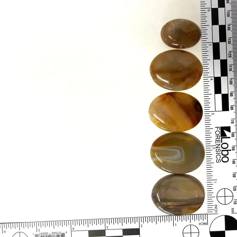 Asssorted Agate Cabochons For Jewely‎ Making Lot of 21
